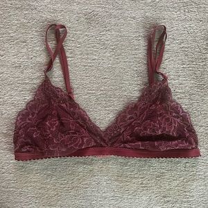 Talula cotton/ lace bralette • size Medium